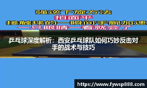 乒乓球深度解析：西安乒乓球队如何巧妙反击对手的战术与技巧